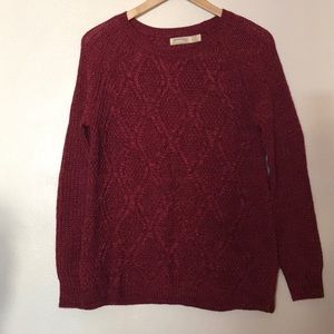 Knitted Red Sweater